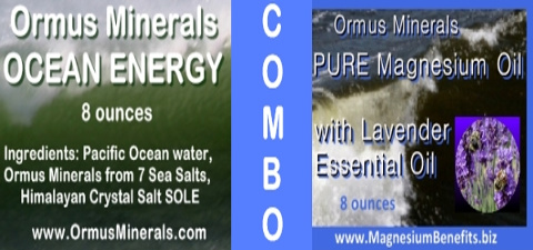 Ormus Minerals Ocean Energy with PURE Magnesium Oil with Lavender 