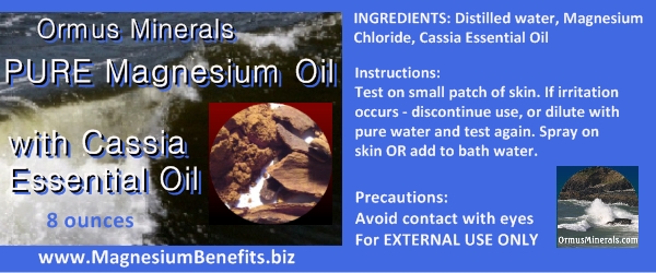 Ormus Minerals PURE Magnesium Oil with Cassia Oil Ormus Minerals PURE Magnesium Oil with Cassia Oil